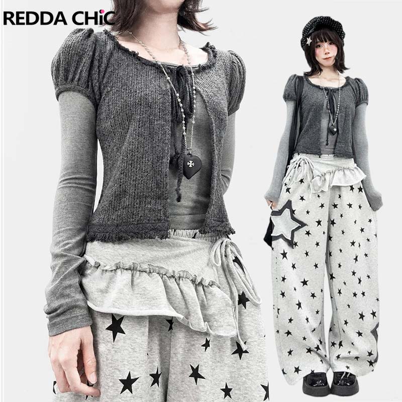 Shirts - REDDACHiC Puf Kollu Hırka Üst İki