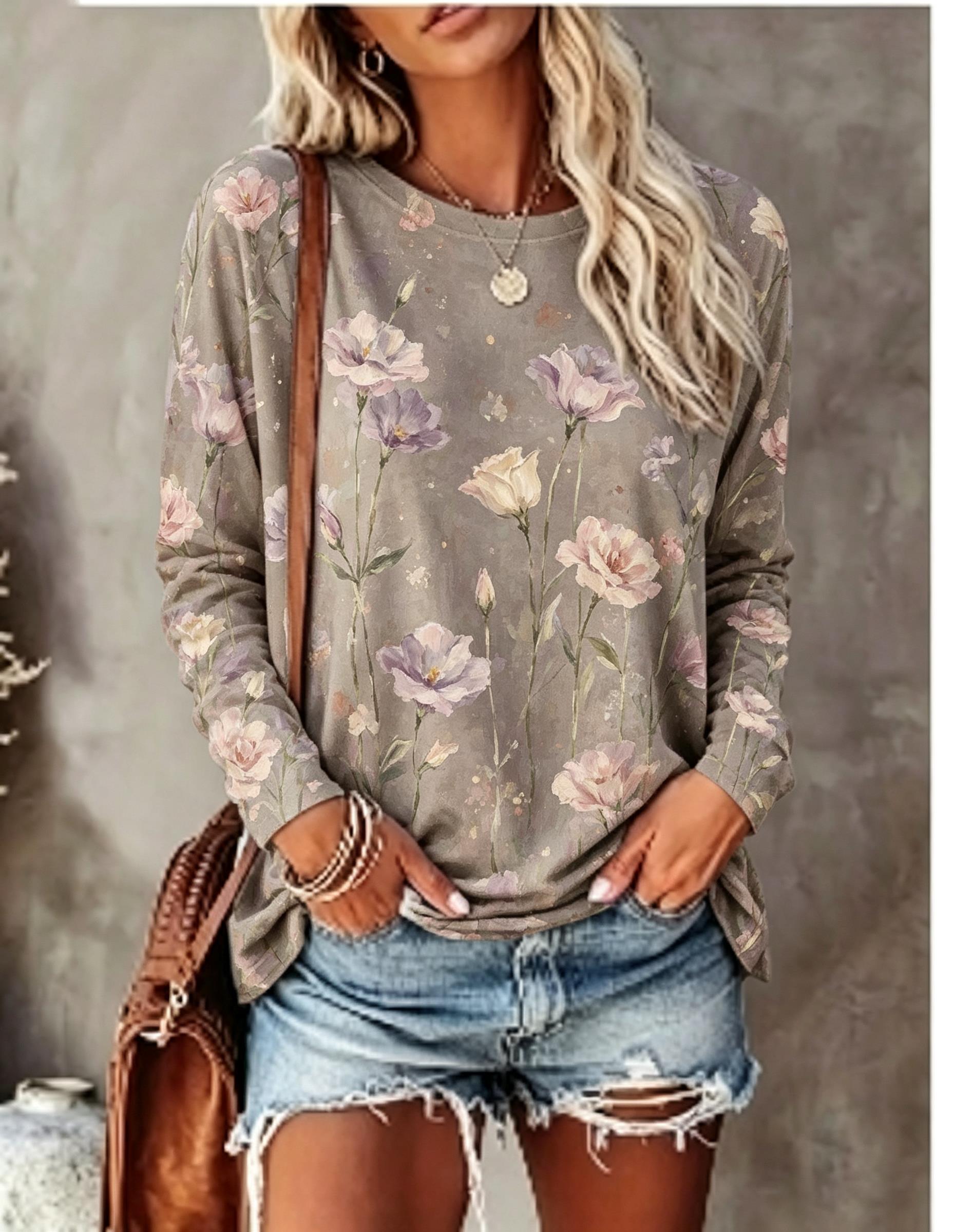 Kadın Uzun Kollu Tişört Yağlı  - T-Shirts incelemesi ve fiyatı