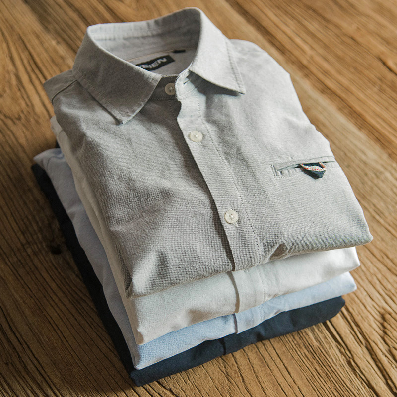 Oxford Retro Gömlek Japon İş R - Oxford Cotton Casual Shirt Business incelemesi ve fiyatı